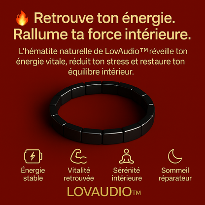 LOVAUDIO™|Bracelet Hematite